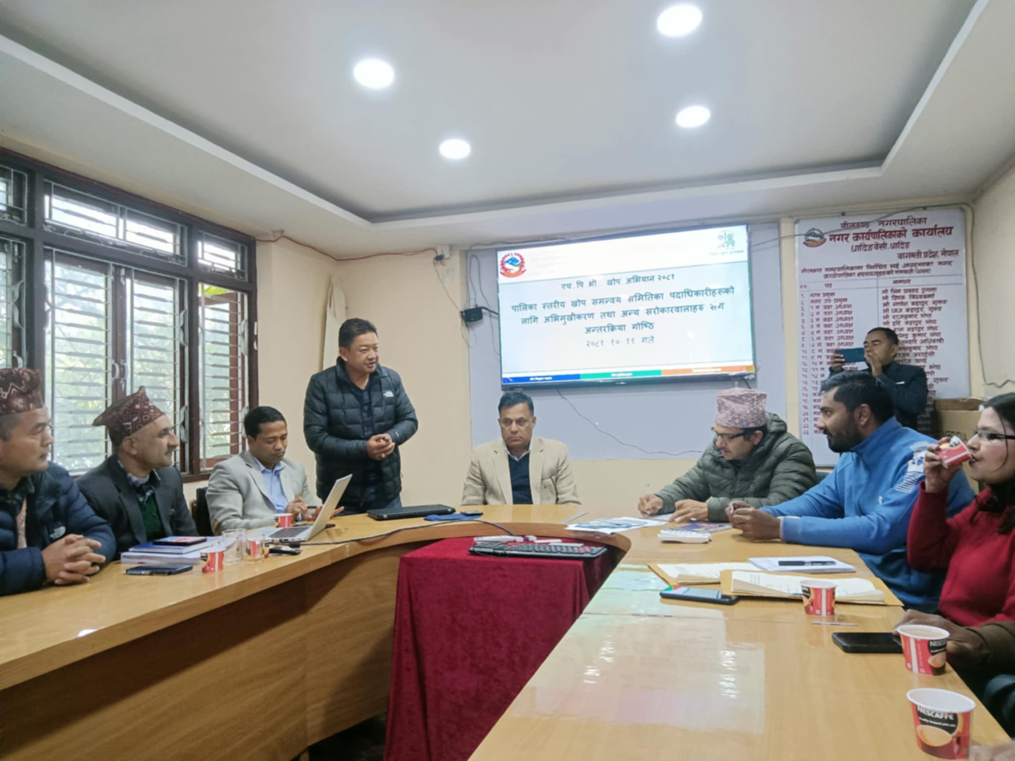 एचपिभि विरुद्ध खाेप लगाउन नीलकण्ठ नगरपालिकामा ५७ खाेपकेन्द्र