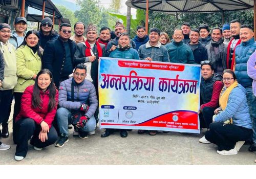 धादिङमा सामुदायिक सुरक्षामा पत्रकारको भुमिका विषयक अन्तरक्रिया,१० बुँदे धादिङ घोषणापत्र जारी