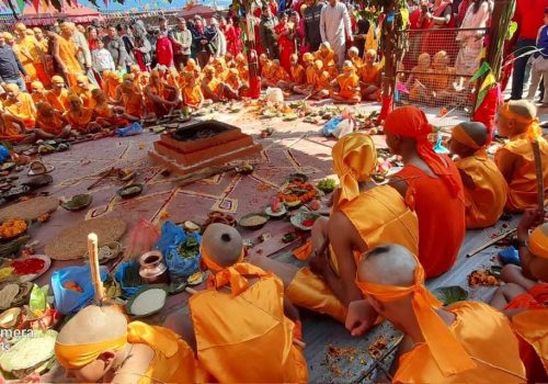 गोरखनाथ कल्याण केन्द्र नेपाल धार्के द्वारा स-सुल्क सहित सामुहिक ब्रतबन्ध कार्यक्रम गर्ने