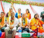 धार्मिक सेवा र दानसहित नगरप्रमुख विष्टको टोली गण्डकी कोटिहोमबाट फर्कियो