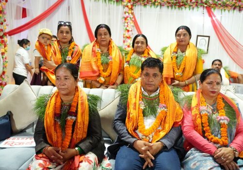 कोटिहोममा जनप्रतिनिधिको उपस्थिति बढ्दै, स्याङ्जाका पालिकाबाट आर्थिक सहयोग घोषणा