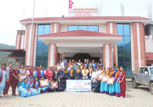 धुनिवेशी नगरपालिका पूर्ण खोप सुनिश्चितता घोषणा