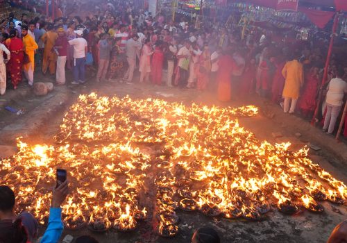 कोटिहोममा एकै दिन झन्डै ५ लाख भक्तजनको उपस्थिति, २१ करोड दीप प्रज्वलन
