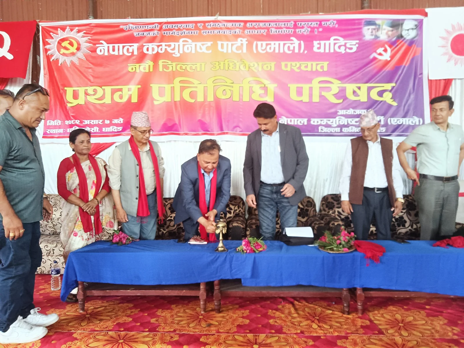 “राष्ट्रवादी अडानमाथि हमला भइरहेको छ, एमाले डटेर उभिन्छ :वरिष्ठ उपाध्यक्ष पोखरेल