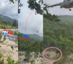 त्रिशूली नदीको बाढीमा फसेका २ जनाको हेलिकोप्टरबाट उद्धार