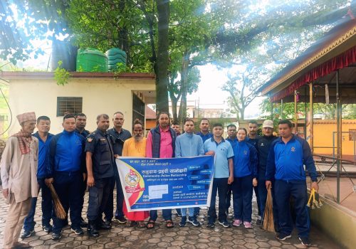 नृबेश्वर महादेव मन्दिरमा सरसफाई कार्यक्रम सम्पन्न
