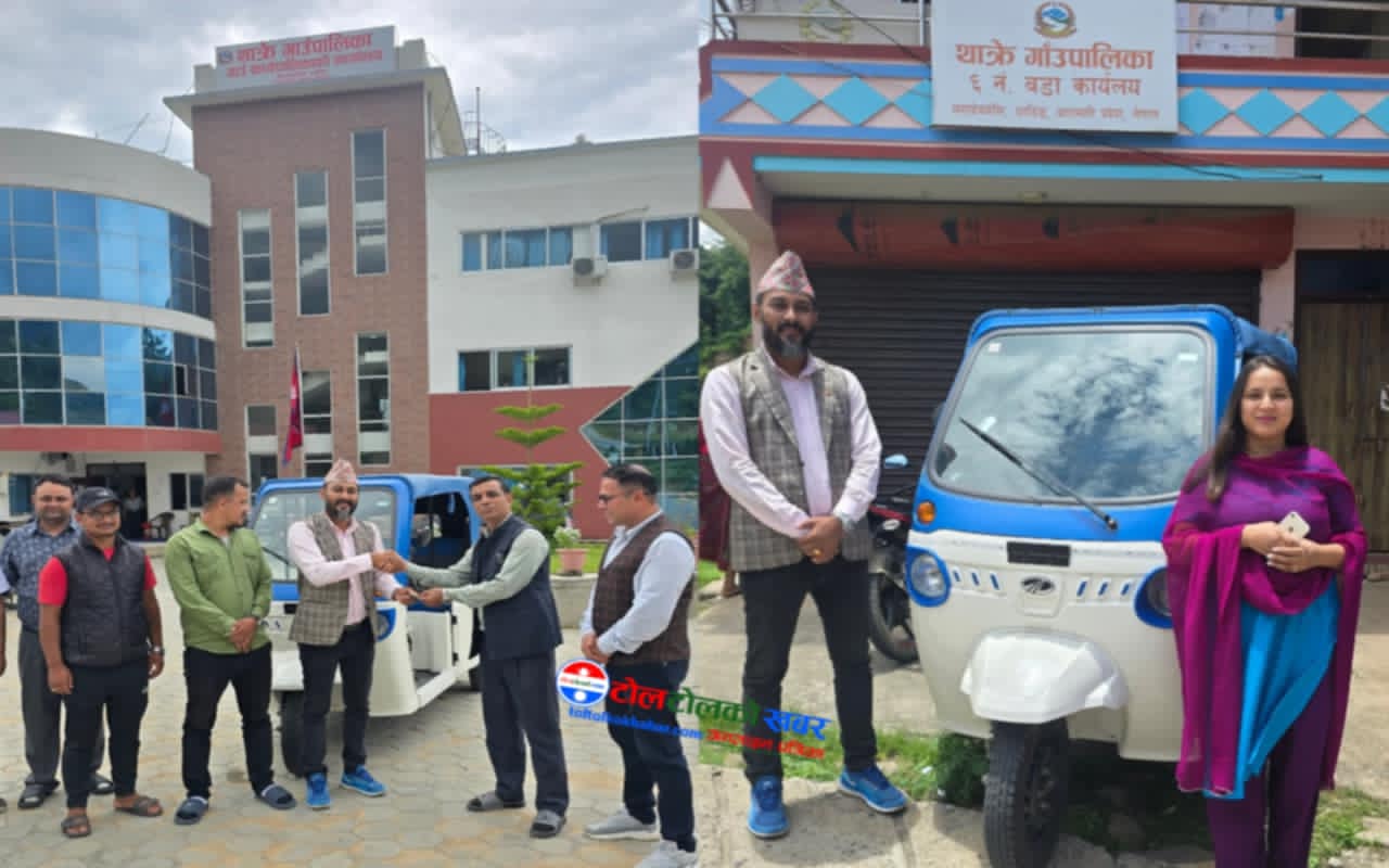 थाक्रे–६ मा असहाय र आकस्मिक बिरामीका लागि निःशुल्क अटो सेवा