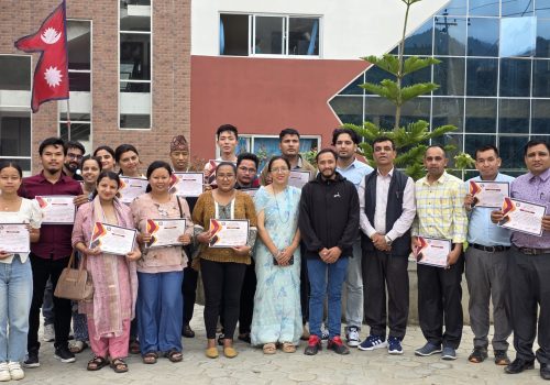 थाक्रेमा विज्ञान तथा प्रविधि अध्यापन गराउने शिक्षकहरुका लागि क्षमता अभिवृद्धि सम्बन्धी पाँच दिने तालिम सम्पन्न