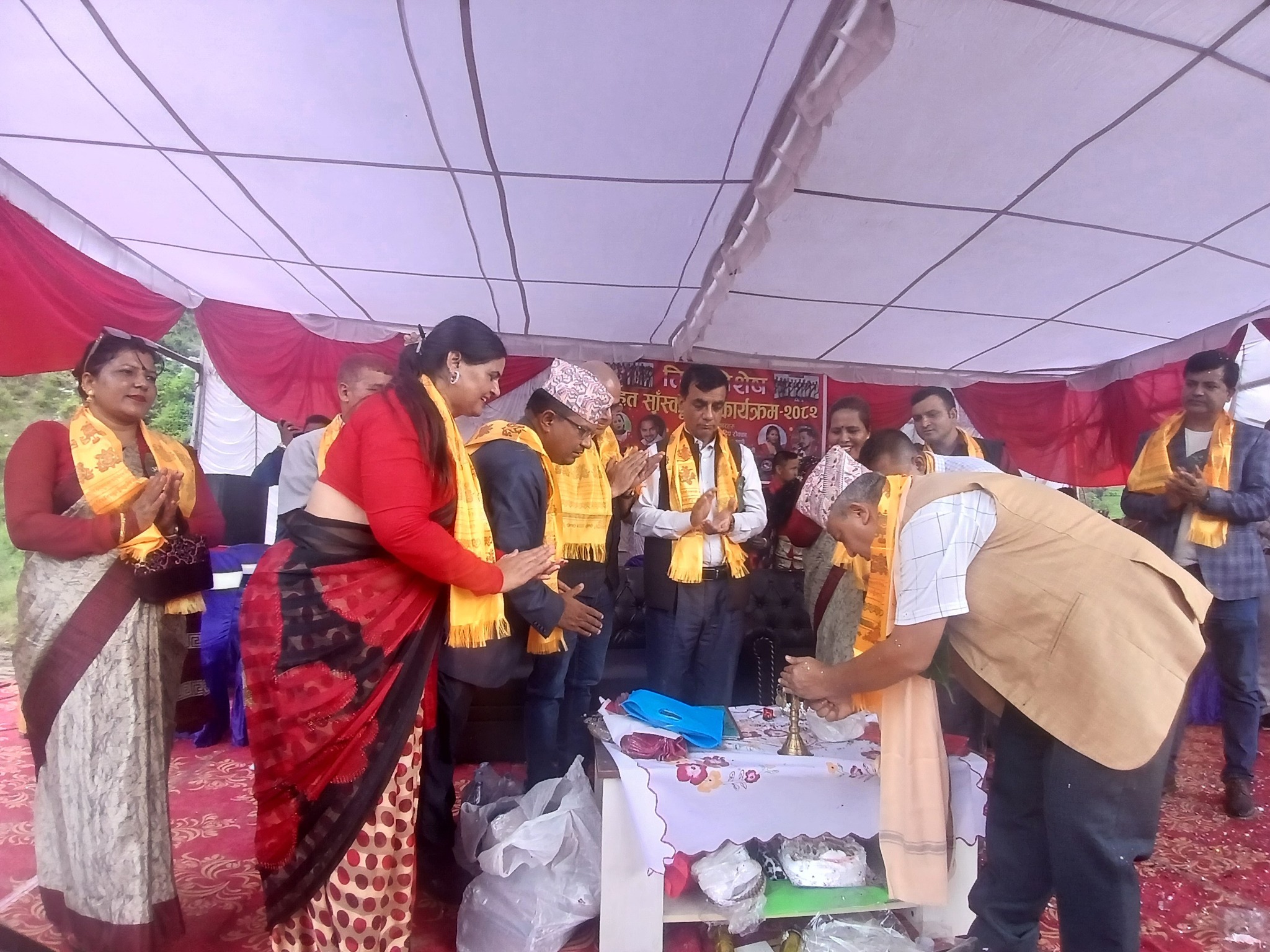 थाक्रे-६ महादेवबेसीमा तीज विशेष बृहत् सांस्कृतिक कार्यक्रम सम्पन्न