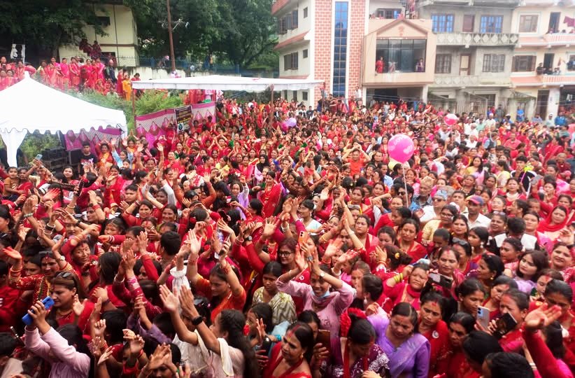 धुनिवेशी-७ स्थित नृवेश्वर महादेव मन्दिर परिसरमा “तिज विशेष बृहत साँस्कृतिक कार्यक्रम  सम्पन्न