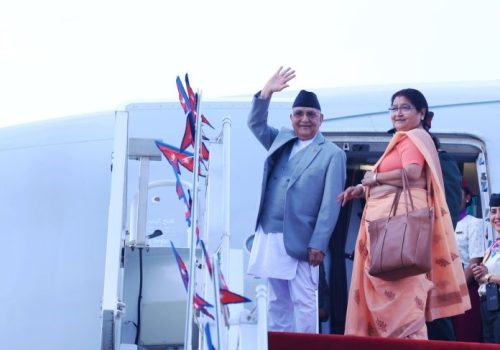 आज  प्रधानमन्त्री ओली चीन जानु हुदै
