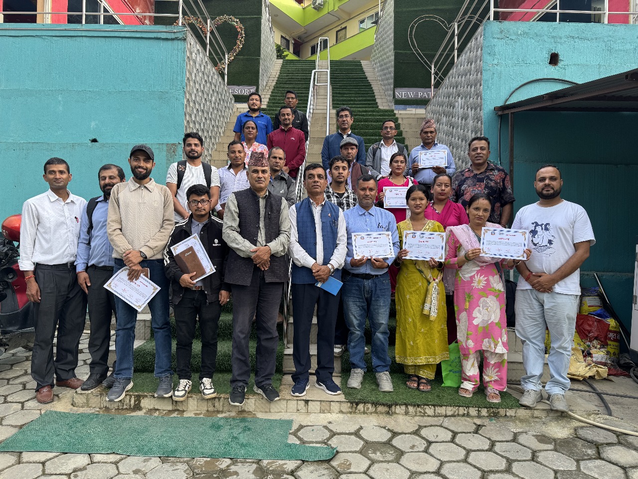 थाक्रेमा सरकारी विद्यालयका गणित विषय शिक्षकहरुको पाँच दिने क्षमता अभिबृद्धि तालिम सम्पन्न