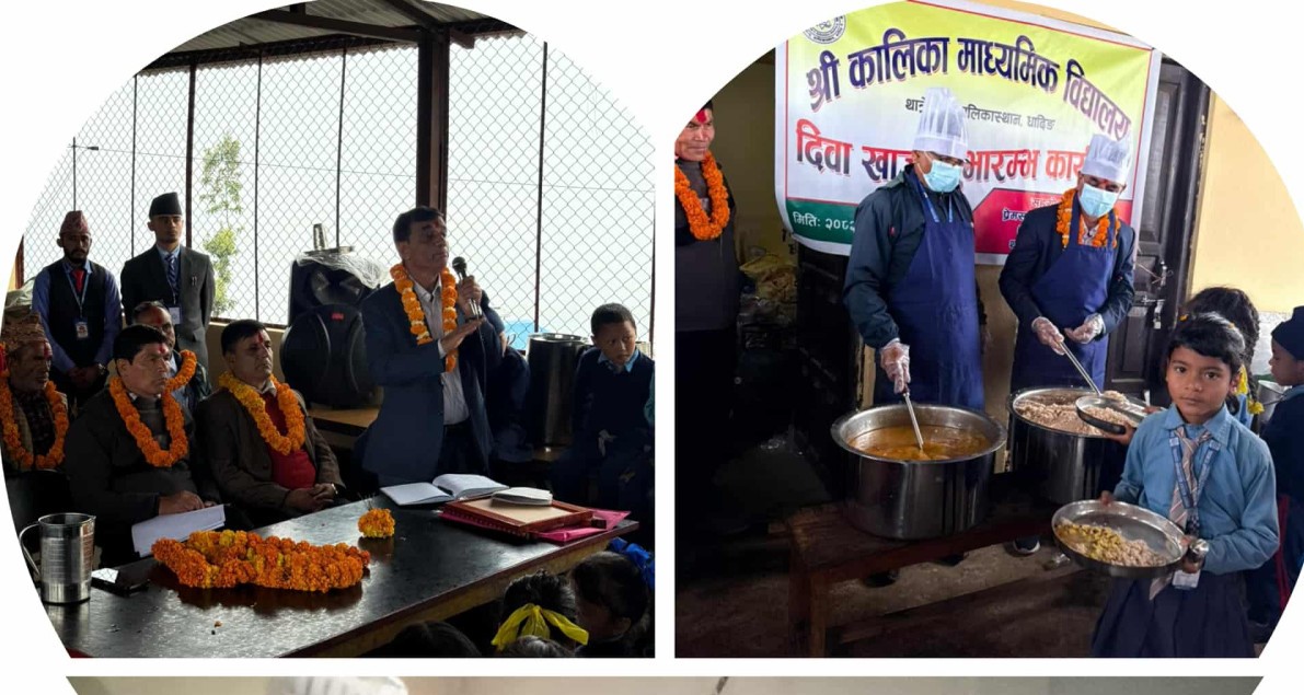 प्रेमसागर फाउण्डेसन नेपाल द्वारा थाक्रेको महाङकालेश्वरी र कालिका मा बिमा  दिवा खाजा कार्यक्रम शुभारम्भ