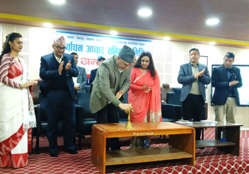 प्रेस काउन्सिल र पत्रकार महासङ्घको निर्वाचन केन्द्रित अभियान धादिङबाट