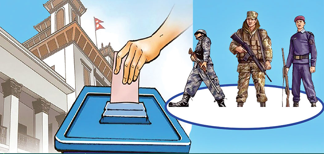 प्रतिनिधिसभा निर्वाचनका लागि ३ लाख भन्दा बढि सुरक्षाकर्मी परिचालान