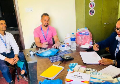 धादिङको थाक्रे–९ मा निःशुल्क नसर्ने रोग पहिचान शिविर सम्पन्न, १५० जनाले लिए सेवा