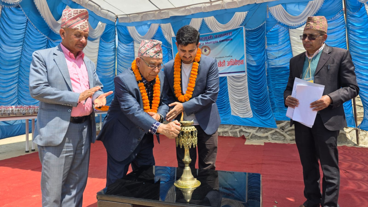 धुनिवेशीमा रहेको मच्छिन्द्र बहुमुखी क्याम्पसको १५औँ क्याम्पस सभा सम्पन्न