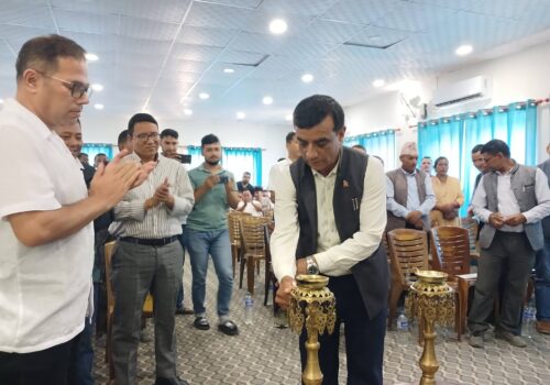 थाक्रे गाउँपालिकामा खानी उद्योग सम्बन्धी सचेतना तथा अन्तरक्रिया कार्यक्रम सम्पन्न