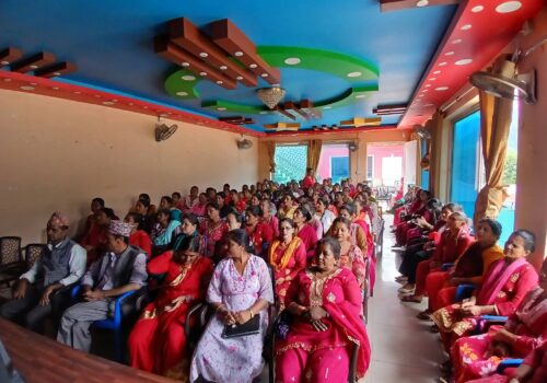 थाक्रेको महिला सशक्तिकरण तथा संस्थागत विकास परियोजनाको वडा ८,९ र १०को वार्षिक समीक्षा सम्पन्न