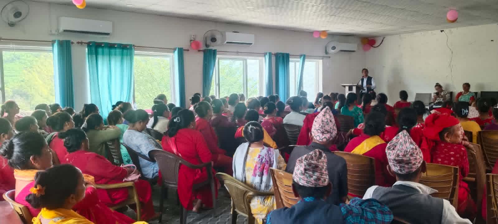 थाक्रे गाउँपालिकाको महिला सशक्तिकरण तथा संस्थागत विकास परियोजनाको वार्षिक समीक्षा सम्पन्न
