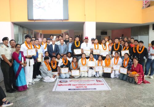 धुनिवेशीले १२५ उत्कृष्ट खेलाडीलाई नगदसहित सम्मान गर्‍यो