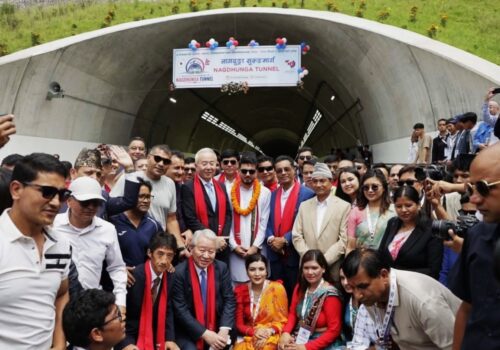 नागढुंगा सुरुङमार्ग उद्घाटन, पैदल र दुईपांग्रे सवारीलाई प्रवेश निषेध