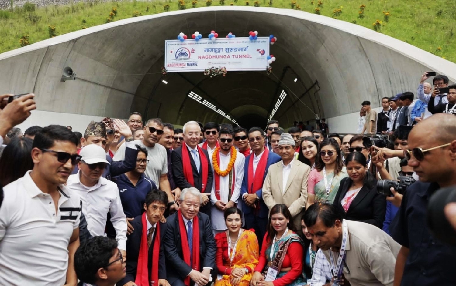 नागढुंगा सुरुङमार्ग उद्घाटन, पैदल र दुईपांग्रे सवारीलाई प्रवेश निषेध