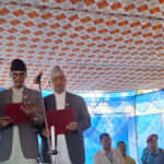 वाग्मतीमा राप्रपाका तीनसहित ६ नवनियुक्त मन्त्रीद्धारा शपथ