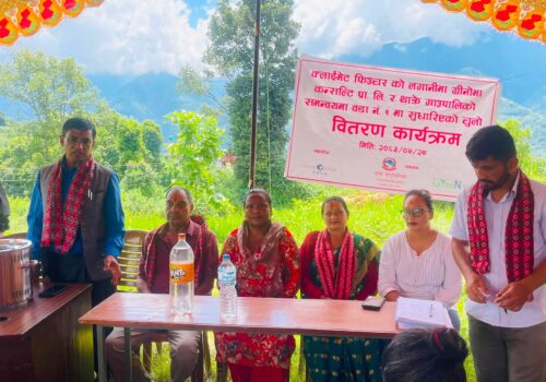 थाक्रे गाउँपालिका–९ मा २ सय  थान सुधारिएको चुलो वितरण
