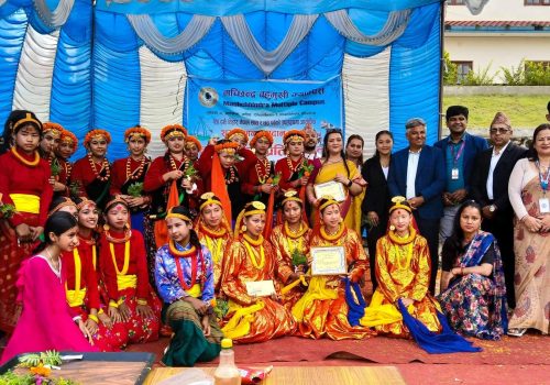 मच्छिन्द्र बहुमुखी क्याम्पसमा लोक नृत्य प्रतियोगिता सम्पन्न , डियर वाक धादिङ स्कुल प्रथम